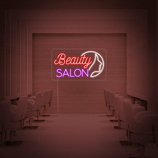 Beauty Salon Neon Yazılı Tabela