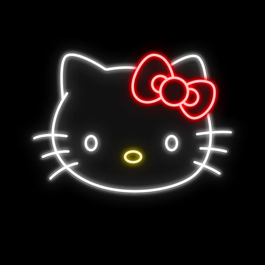 Tatlı Kedi Neon Tabela