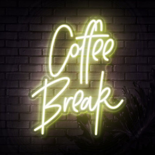 Coffee Break Neon Yazılı Tabela
