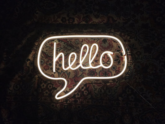 Hello Neon Yazılı Tabela