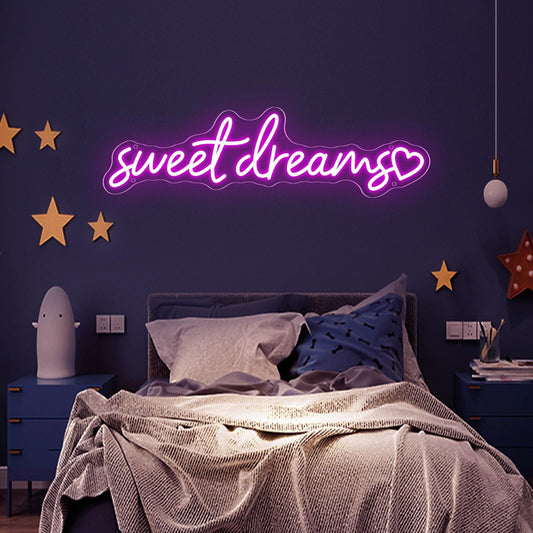 Sweet Dreams Neon Yazılı Tabela