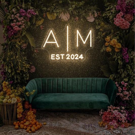 Baş Harfler Neon Yazılı Tabela