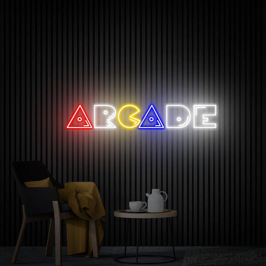 Arcade Neon Yazılı Tabela