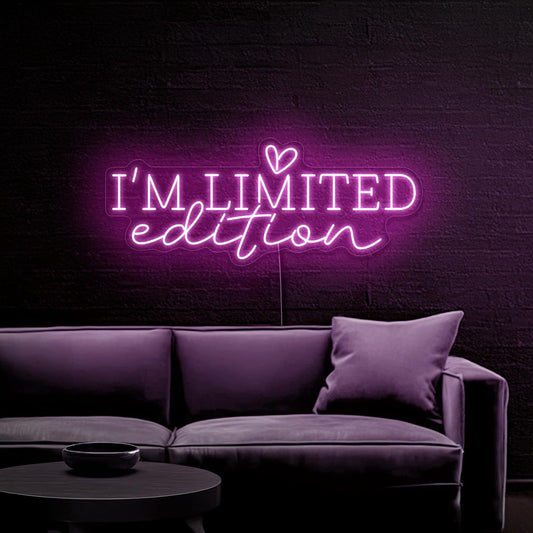 I'm Limited Edition Neon Yazılı Tabela