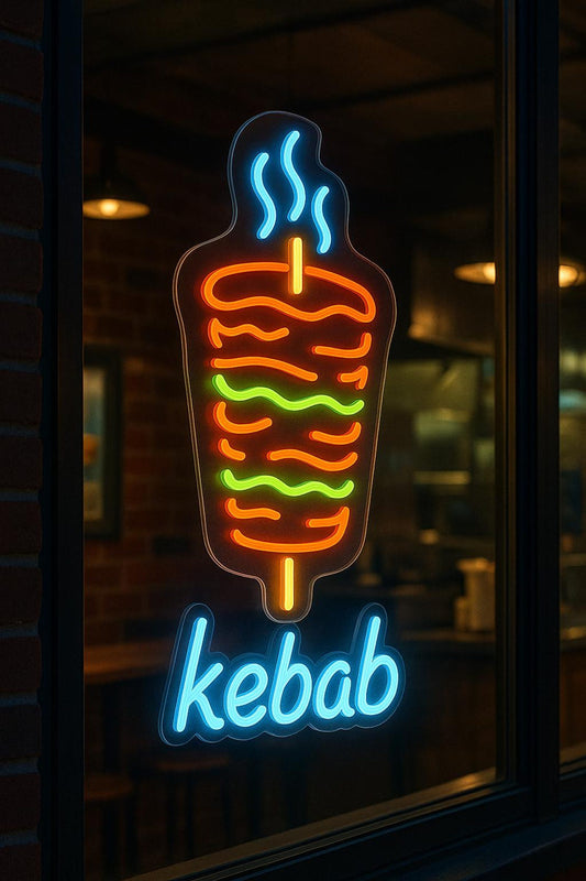 Döner Kebab Neon Yazı Tabela