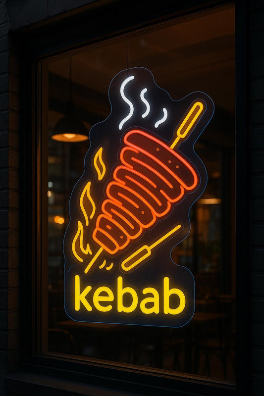 Döner Kebab Neon Yazı Tabela 2