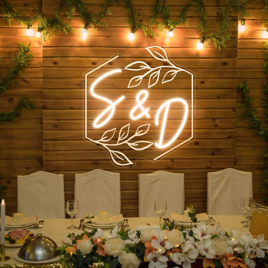 Baş Harfler Neon Yazılı Tabela