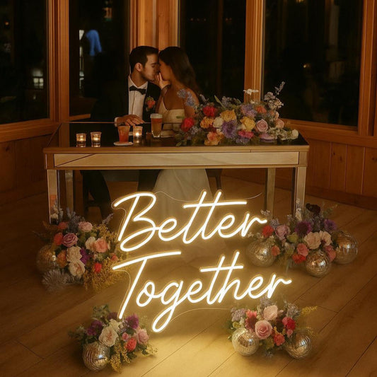 Better Together Neon Yazılı Tabela