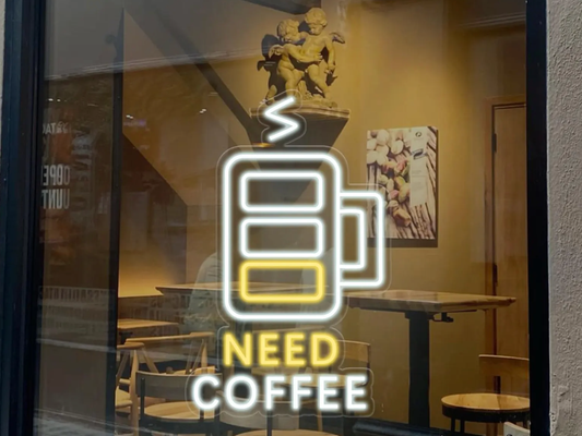 Need Coffee Neon Yazılı Tabela