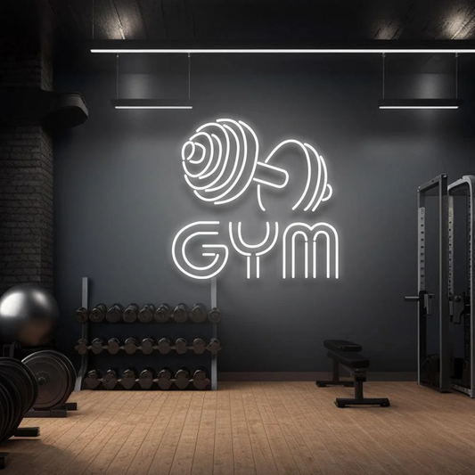 Gym Neon Yazılı Tabela