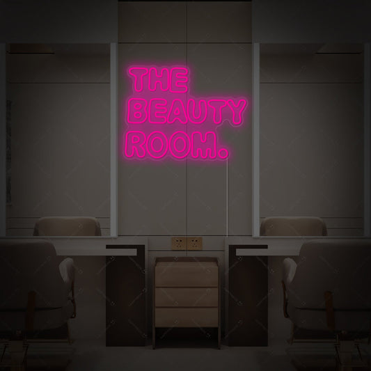 The Beauty Room Neon Yazı Tabela