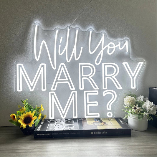 Will You Marry Me ? Neon Yazı Tabela