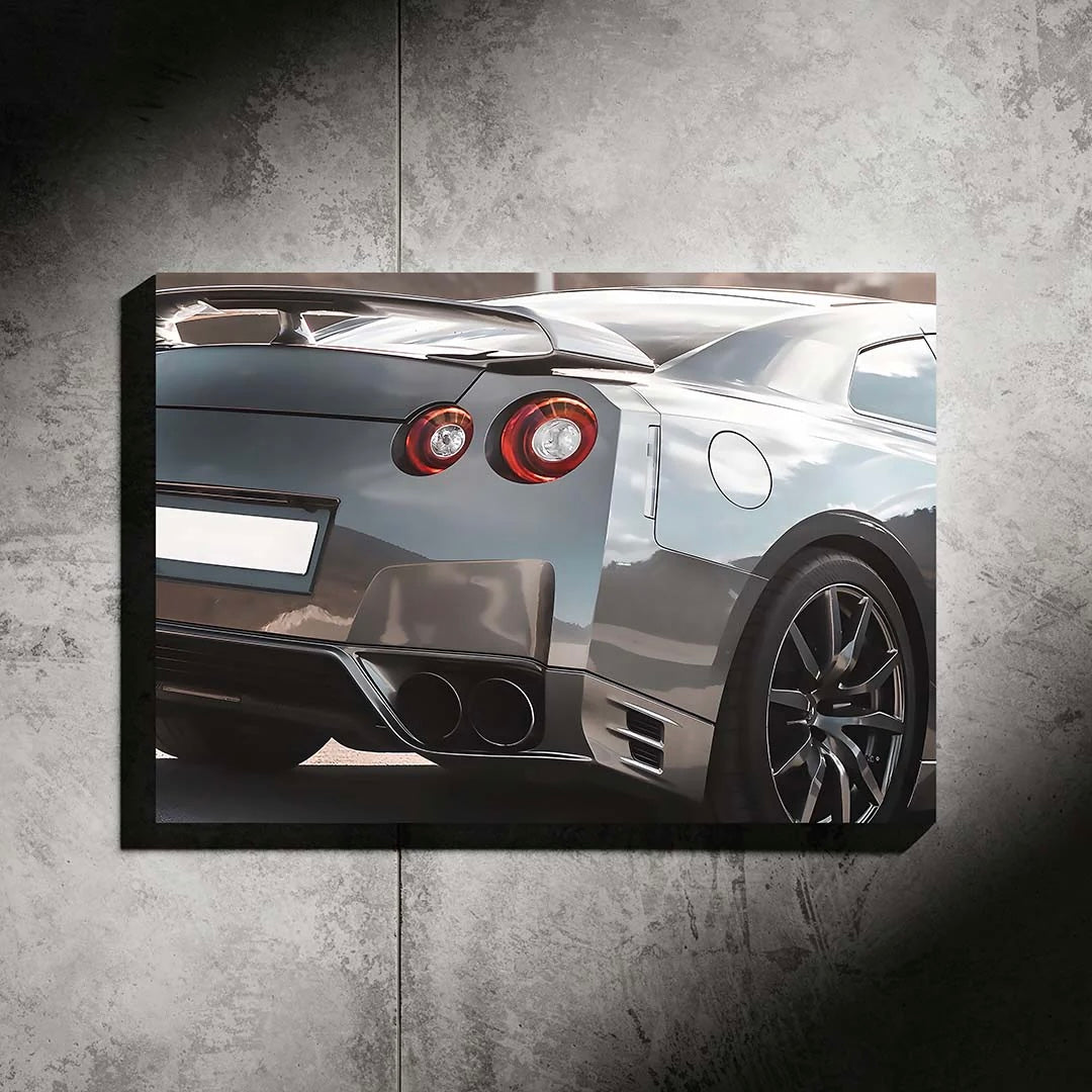 Nissan Gt R35 Neon Led Araba Poster Tabela
