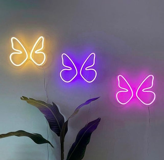 3 Kelebek Neon Tabela