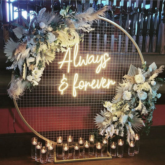 Always & Forever Neon Yazılı Tabela