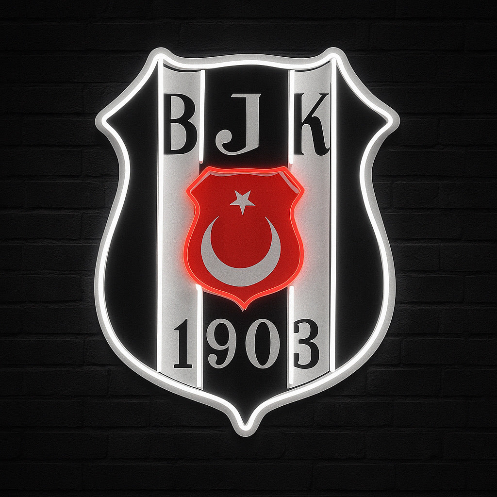 Takım Neon Logo Led Tabela