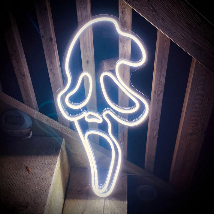 Korkan Yüz Neon Tabela