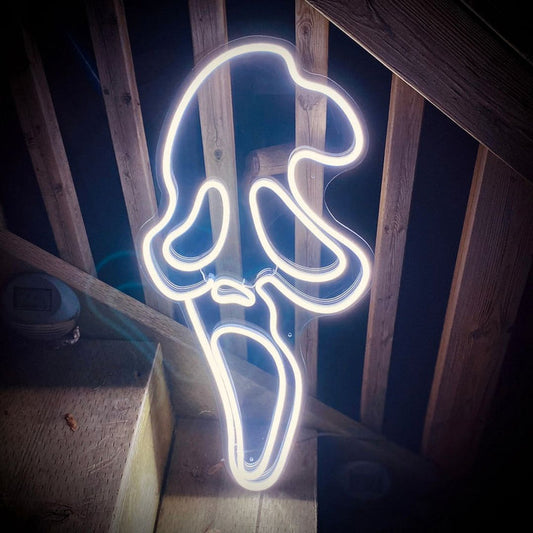 Korkan Yüz Neon Tabela